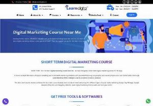 digital marketing course near me - Learn Digital Academy is among the best�digital marketing training institute in Bangalore�with the best digital marketing courses in Bangalore. Their digital marketing classes in Bangalore are as interactive as classroom training, where students get to involve themselves in learning from the best professionals of the industry.