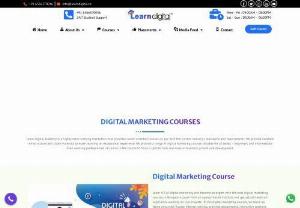 Digital Marketing Courses in Bangalore - Learn Digital Academy is among the best�digital marketing training institute in Bangalore�with the best digital marketing courses in Bangalore. Their digital marketing classes in Bangalore are as interactive as classroom training, where students get to involve themselves in learning from the best professionals of the industry.