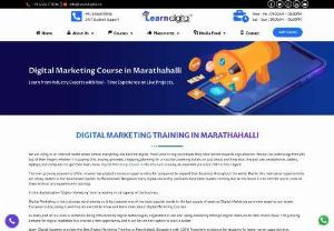 digital marketing course in marathahalli - Learn Digital Academy is among the best�digital marketing training institute in Bangalore�with the best digital marketing courses in Bangalore. Their digital marketing classes in Bangalore are as interactive as classroom training, where students get to involve themselves in learning from the best professionals of the industry.