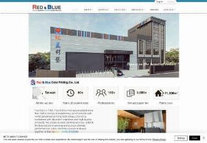 Red & Blue Color Printing Co., Ltd. - Founded in 1965, Red & Blue is one of the most recognized printing companies in Taiwan. All-in-one service from design, prepress, printing to post press. Pursuing Excellence, Dedicating to the Printing Arts.