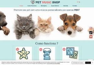 Pet Music Shop - We are the Pet Music Shop, a personalized music store that transforms your pet and its stories into music and video clips in up to 10 days.