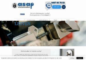 Slotenmaker ASAP - Mobile locksmith We understand that your security cannot wait and therefore provide a fast service. We guarantee the quality of the works with products from the best brands in the security sector. You can contact us for the security of your home or business. Do not wait any longer to fully protect your home or business. Contact ASAP locksmith for more information about burglary protection or for a quote.