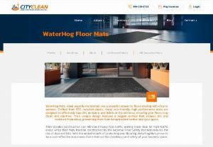 Canada's Best Waterhog Floor Matting Supply Company - Waterhog mat is one of the most common entrance floor mats in Canada. City Clean provides a diverse selection of Waterhog floor mats including, Waterhog safety mats, Waterhog doormats, Waterhog commercial mats, and more.