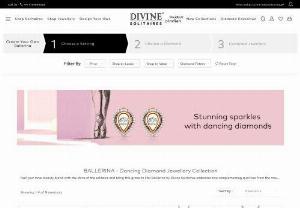 Buy Dancing Diamond Jewellery Collection For Women at Divine Solitaires. - Get a Perfect Dancing Diamond Jewellery For Women and Men From Ballerina Collection by Divine Solitaires,  Check Our Dancing diamond collection features Earring,  Pendant,  and Ring with One Year Free Insurance