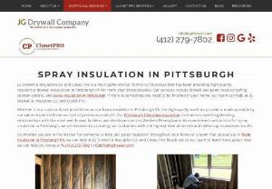 foam insulation in pittsburgh pa - When it comes to finding the top residential drywall installation services provider in Pittsburg, PA, contact JG Drywall & Insulation Company And Closet Pro. To get further details about our services visit our site now.