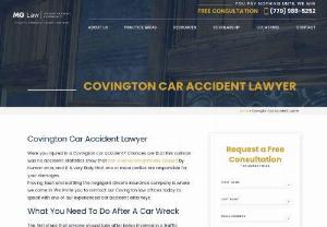 Car Accident Attorney in Covington, GA - Get help for your auto accident claim if you were hit by another driver.