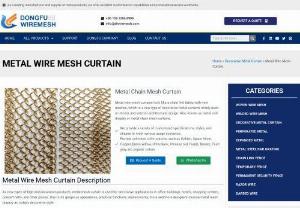 Metal Wire Mesh Curtains | Mesh Drapery - Professional metal wire mesh curtain suppliers provide the custom designed metal curtain, which can be used as room dividers, fireplace metal curtain, interior and exterior decoration, etc