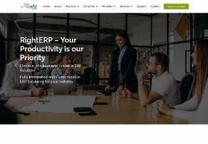 Best erp in sharjah, Abudabi, dubai, UAE - Righterp | fully customizable ERP | Right IT Solutions, UAE with clientele in Dubai, Abu Dhabi, Sharjah specialized in Contracting, Construction & Trading