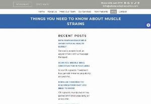 Things you need to know about Muscle Strains - If you are uncertain that you have a muscle strain, it is good to book an appointment with Best Chiropractor or Registered Massage Therapist in Toronto.