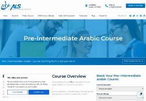 Pre-Intermediate Level Arabic Course in London - Speak Arabic language more confidently today by joining the Pre-Intermediate Arabic course available in London and Online at ALS.