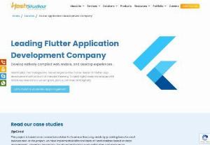 Flutter Application Development - Develop a cross-platform-based mobile application based on the flutter framework that brings in the required enhancements to your business and helps it upscale. Hashstudioz Technologies brings you the best of mobile-based architecture development as per your business requirement.