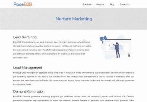 Nurture Marketing - Optimize marketing efforts with PaceB2B-Nurture Marketing. We help you to increase conversion rate for your product and services.