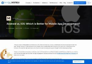 Android vs iOS: Which One to Go for App Development - Are you confused between Android vs. iOS app development? Here's our experts have compiled a detailed guide on Android vs. iOS by comparing all the possible factors that will help you in making the right decision.