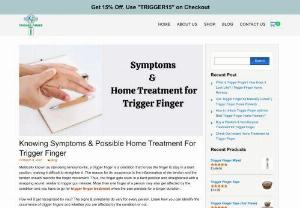 A Safe and Effective Natural Trigger Finger Treatment at Home - Is trigger finger causing pain to you? Buy Trigger Finger Wand to get a natural treatment for trigger finger at your home. How the device works is by reducing the pain, discomfort, catching, and locking of the finger within 20-minute of the treatment session. Get a scar-free treatment.