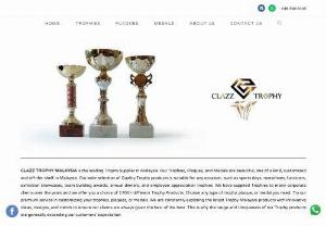 Clazz Trophy Malaysia | Trophy Supplier Malaysia - Trophy Supplier in Malaysia with tones of trophies, plaques and customized products to choose from. With latest finishing such as laser engraving, UV print, sand blasting, wood wrapping and die cut.