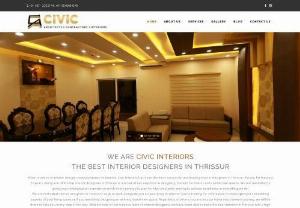 Civic Interiors Thrissur - Civic interiors are the most successful interior designers in Kerala for the last 23 years. We are up to date with changes in trends, technology, and styles in this industry. As one of the leading interior designers in Thrissur, we proved our expertise in Home interiors, commercial interior works, modular kitchen, Apartment interiors, Dental clinics and laboratories interiors, etc.