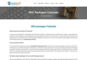 SEO Packages Colorado - We provide the best services. If you want a good result you should take our best SEO Packages Colorado services, with a better result