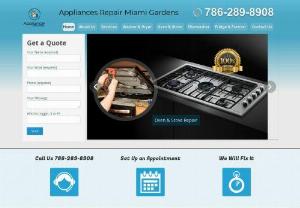 Miami Gardens Appliance Repair Team - Miami Gardens Appliance Repair Team tackles different home appliance services without the high costs. We promise fast job completion, and we are ready to work on new and old models that aren't working properly. We are your best option to fix troublesome freezers, ovens, stoves and washing machines. Phone 786-289-8908