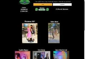 Screenshot of Magic Mirror and Photo Booth Services