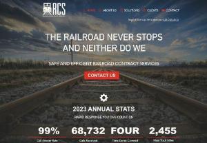 Railroad Contract Services in the United States - RailRCS provides safe railroad contract services to a variety of railroads. The railway service contractor offers unmatched services at the best prices.