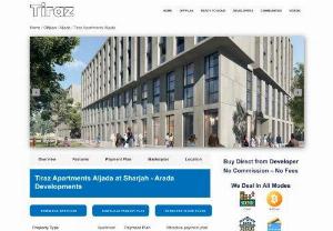 Tiraz Apartments Aljada at Sharjah - Arada Developments - Tiraz apartments developed by Arada Developments which offers studio, one and two bedroom apartments located in Aljada, Sharjah.
