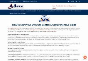 How to Start Your Own Call Center? - If you enjoy helping people and making phone calls and don't want to leave home for a decent income, Start Your Own Call Center for a profitable business moves for you. Always choose a quiet room where no one gets in the way while you're on the phone, and a reasonable budget to fund some equipment.