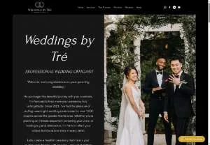 Screenshot of Weddings by Tré