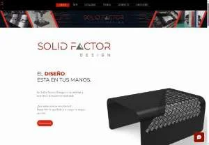 Screenshot of Solid Factor Design - Industrial Design and Maquila