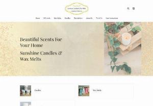 Sunshine Candles & Wax Melts - Handmade Candles & Wax Melts, made in South Derbyshire.