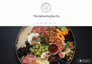 The Gathering Box Co. - A boutique catering company supplying high quality charcuterie and cheese boxes, ideal for any gathering!