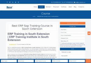 best sap training institute in south extension - Ducat is Presenting The Best in the Field of SAP Training In Delhi Which is Aimed For Freshers , Working Professional, As Well As Business Owners .We Are Providing The Best trainers & 100% Practical Exposure and Live-Assignments And Projects