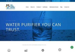 Water Purifier - The Cool Filter LLC is a UAE based water purifier brand dedicated to encompassing state of the art water processing technology to serve the wide range of applications.