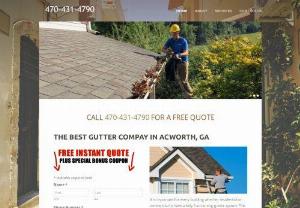 Acworth Gutter Pros - Our team of professionals will provide you with a fast, friendly, and outstanding service. If you are unable to complete these tasks around your home, then we are here to help you.