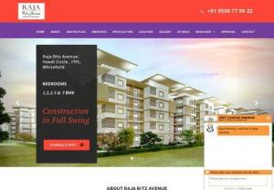 Raja Ritz Avenue- 1BHK|2BHK|2.5BHK|3BHK| Flats in Bangalore - 