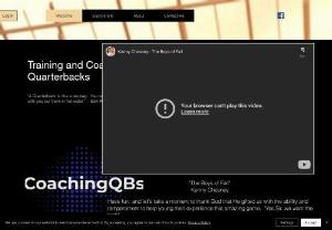 Coaching QBs - Instruction for Quarterback Coaches and Quarterbacks. Passing fundamentals an self correction techniques.
