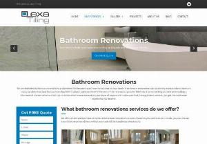 Bathroom renovations Melbourne - is professional tiler from Melbourne, Australia. We do any kind of bathroom tiling renovations from small mosaic tiles up to large format tiles, from porcelain to ceramic tiles and from glass to any natural stone (marble, granite, bluestone, travertine). We do bathrooms, laundries, kitchen splash backs and external verandas, patios, paving's and swimming pool surroundings. We are using only the best products on a market who is supplying tile adhesive.