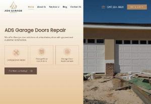 ADS garage doors - At ADS Garage Doors, We repair or replace your old garage door or garage door motor!