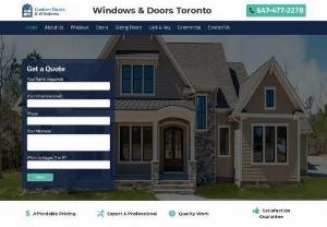 Windows & Doors Toronto - We at Windows & Doors Toronto are committed to handling your window or door installation project with as little disturbance to your daily life as possible. Our technicians work professionally and talk to our customers in a friendly manner. We will find the most cost-effective solutions for your needs and complete the necessary work on time.