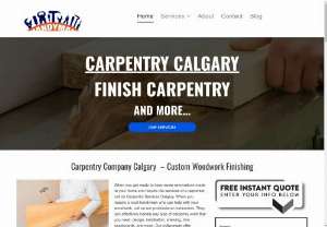 Carpentry Contractors Calgary - Professional carpenter services from the experts at Carpentry Services Calgary. Our experienced contractors are sure to deliver the finish you want and need. Call today at 587-374-0071.