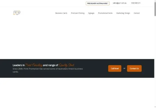 Screenshot of Best Business Cards Brisbane | Print Promotion
