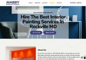Painting Services | Mabby - Painting & Drywall - We offer interior and exterior house painting services, as well as commercial interior & exterior painting. We also install and repair drywalls. The best quality services are sold on the most affordable rates.
