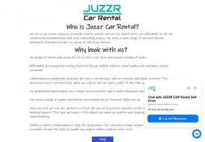 JUZZR CAR RENTAL - We are a car rental company situated in metro manila and our car rental rates are affordable to all. No complicated documentation and easy onboarding process. We have a wide selection of automatic transmission cars to serve all self-drive renters.