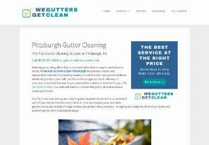 We Get Gutters Clean Pittsburgh - 
