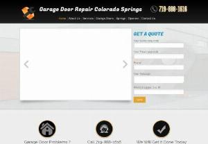 Garage Door Repair Specialists Colorado Springs - Garage Door Repair Specialists Colorado Springs offers excellent services at accessible pricing. Our skilled and trained technicians are dedicated in assisting our clients with their various garage door needs such as garage door maintenance, cables and tracks repair and opener installation, among many more.