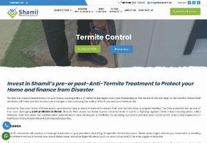 Termite Control Services in Dubai - The Shamil is a professional pest company that provides pest control and Termite Control Services in Dubai, with a termite control & treatment program that addresses the size of the pests and stops further damage to your premises. We offer a wide range of termite control techniques and treatments to offer the best solution for every single case.