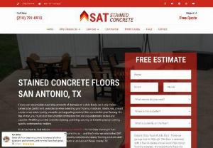 SAT Stained Concrete - SAT Stained Concrete provides professional and state-of-the-art concrete services in San Antonio, Texas, at a very reasonable price.