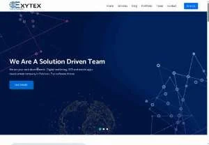 Screenshot of Exytex: Software Development in Pakistan