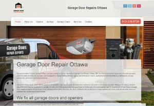 Garage Door Repair Ottawa - Garage Door Repair Ottawa provides excellent, low-cost garage door service for your home. Our company consists of friendly and professional technicians who handle garage door replacement, preventative maintenance, opener installation, and other services. If your garage door is not working properly, we will get the repair done right away.