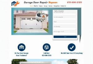 Garage Door Repair Nepean - Garage Door Repair Nepean offers extensive garage door services at the most competitive price. We are ready to help you with your garage door adjustment, opener installation, cable repair, and other jobs. We will visit your home at the scheduled time and make your garage door work properly.