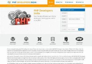PHP Developers - PHP Developers India is a one-stop destination for clients who are looking for high-quality and reliable PHP Development services. Being in the industry for last decade or so, we are able to offer our clients are solutions that are second to none. Profound knowledge, core competencies and high professional excellence are the elements that allow us to offer high-quality solutions to our clients spread across the globe. Since inception, we have been offering services that best define your needs.